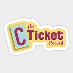 C-Ticket Logo 2 Sticker